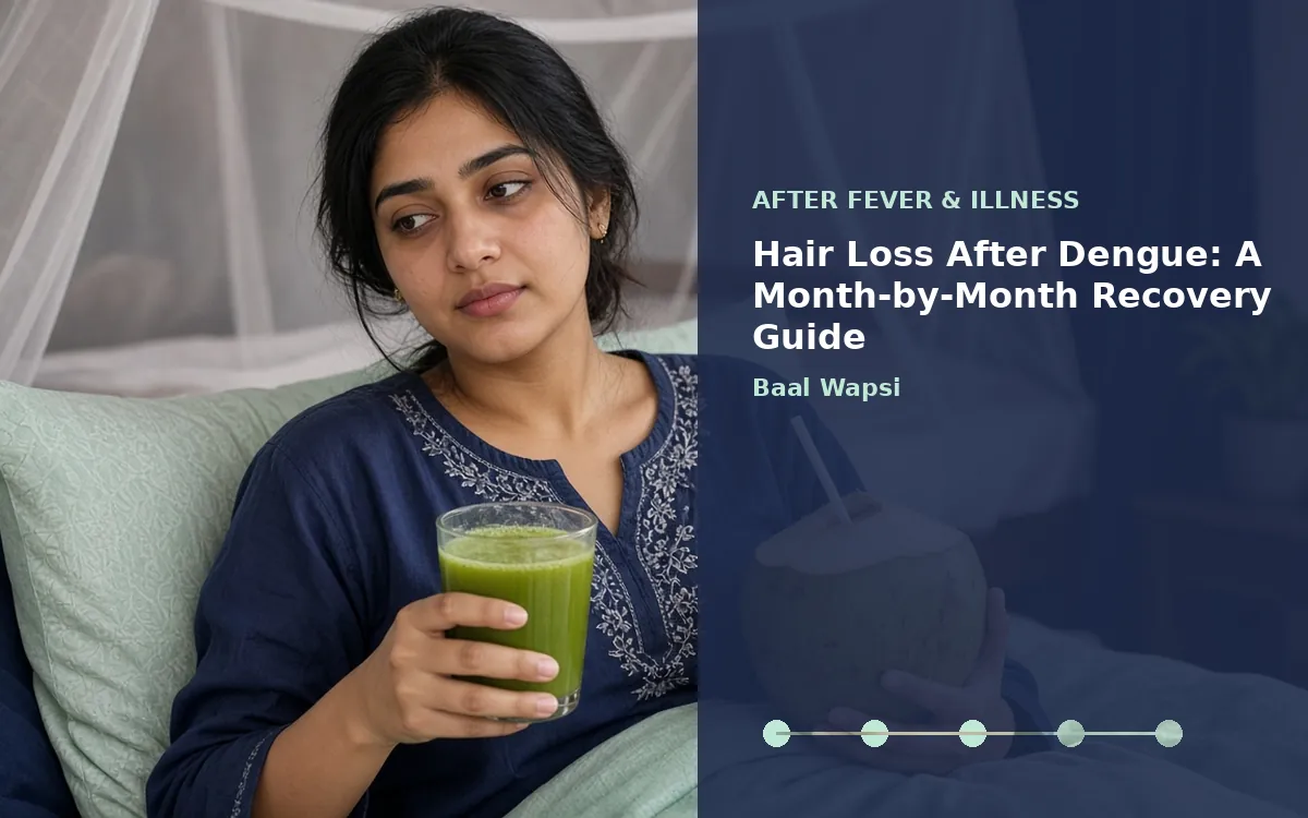 Pakistani woman resting in bed with coconut water after dengue